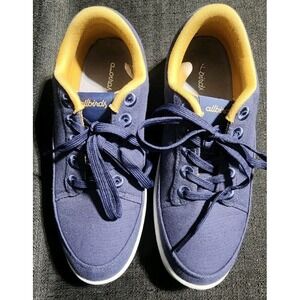 Allbirds 7.99 Womens‎ CP Canvas Pacers Sneakers Shoes Navy Blue Lace Up Sz 8 EUC